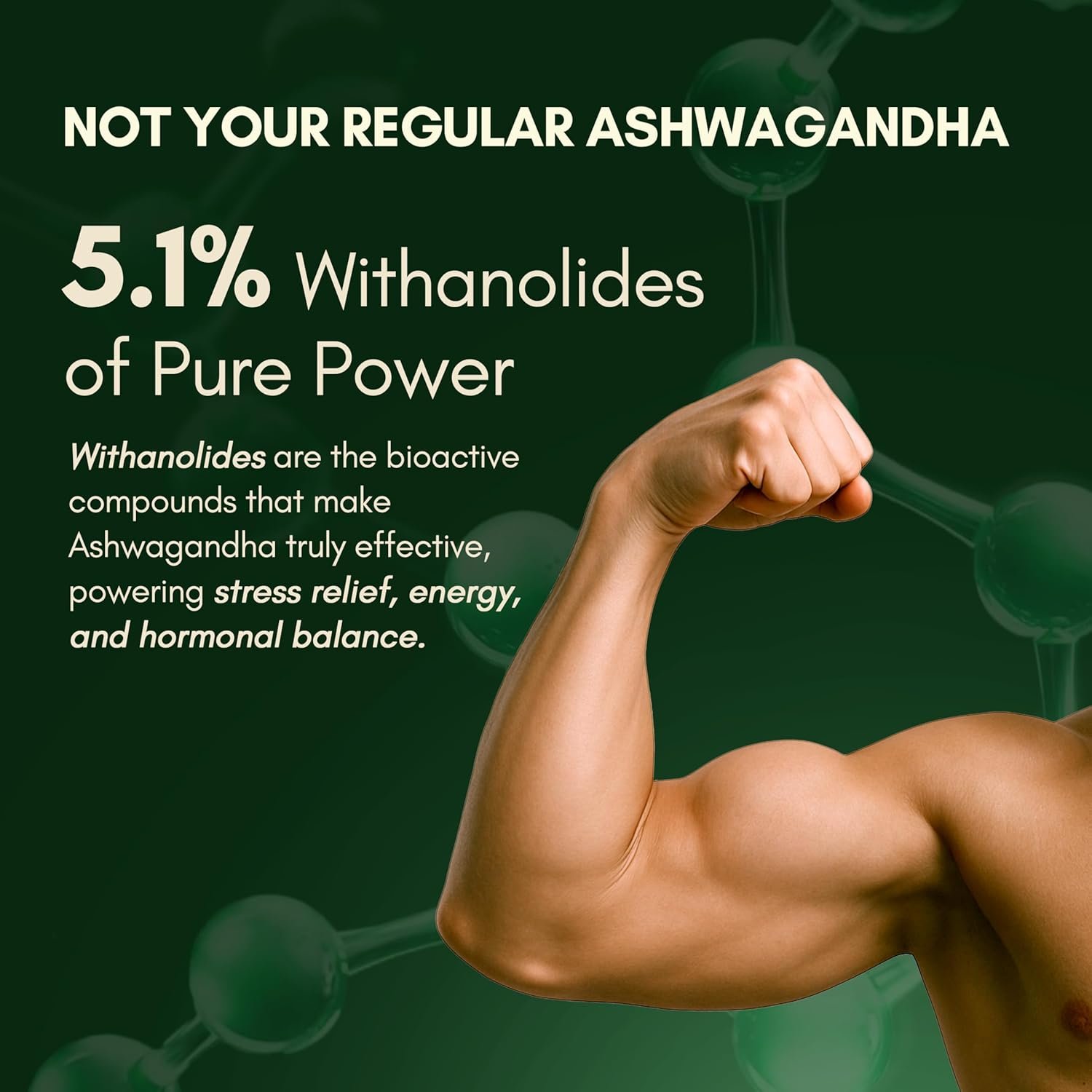 CarePlus Ashwagandha Capsule 100 Pcs | Stress Relief, Energy & Immunity Booster - Image 4